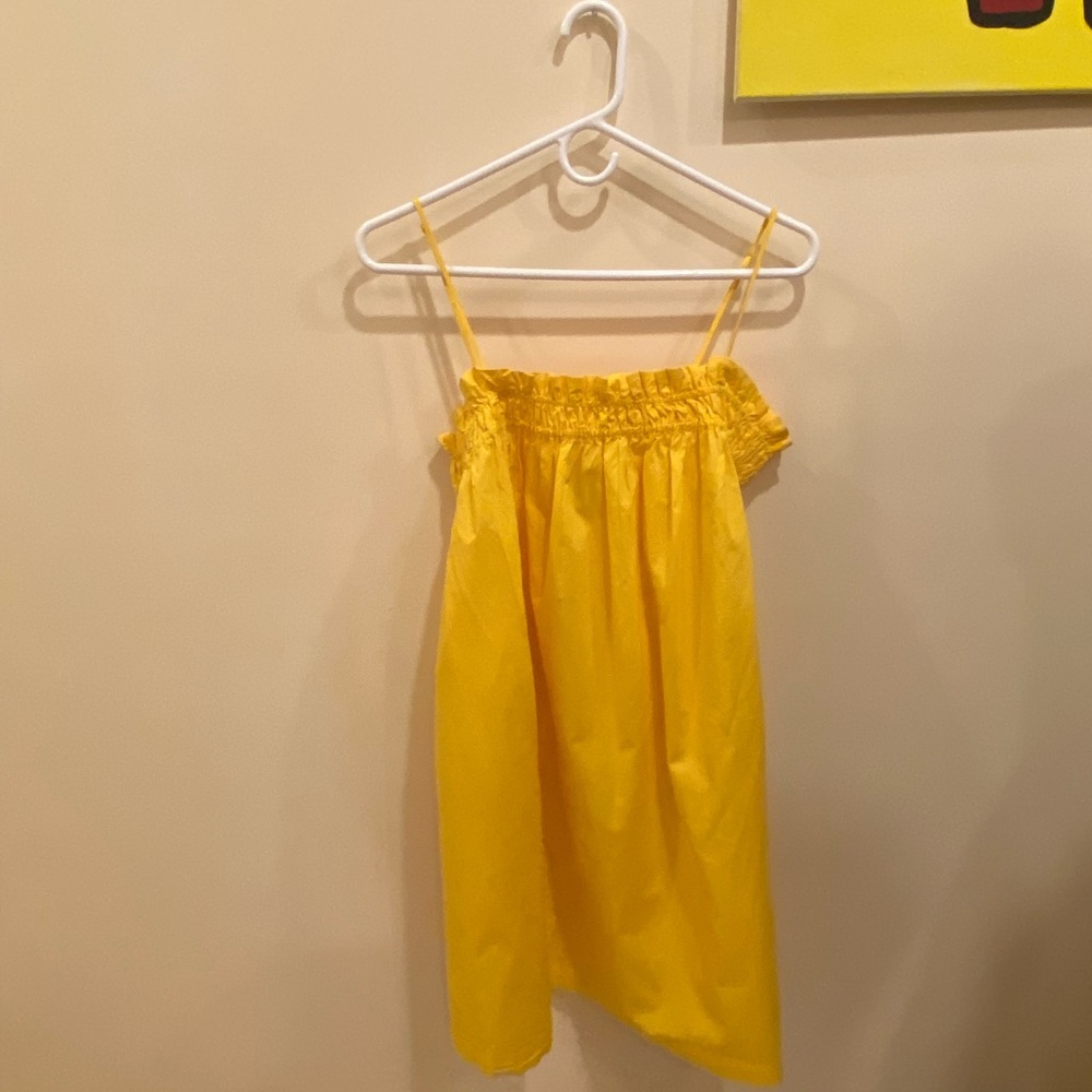 H and M cotton, smocked dress. Size M fits like a large.